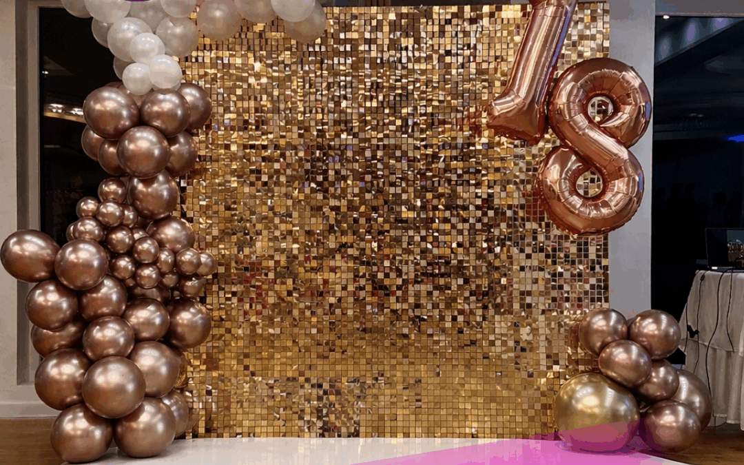 ścianka balonowa Łódź dekoracje balonowe Kiwievent